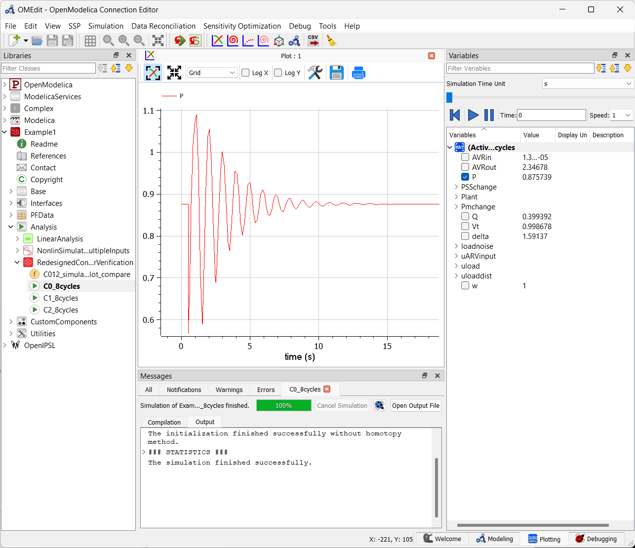 Example1 Case Study Simulation