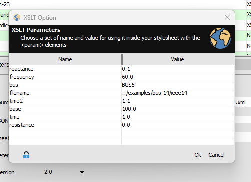 Scenario Parameters